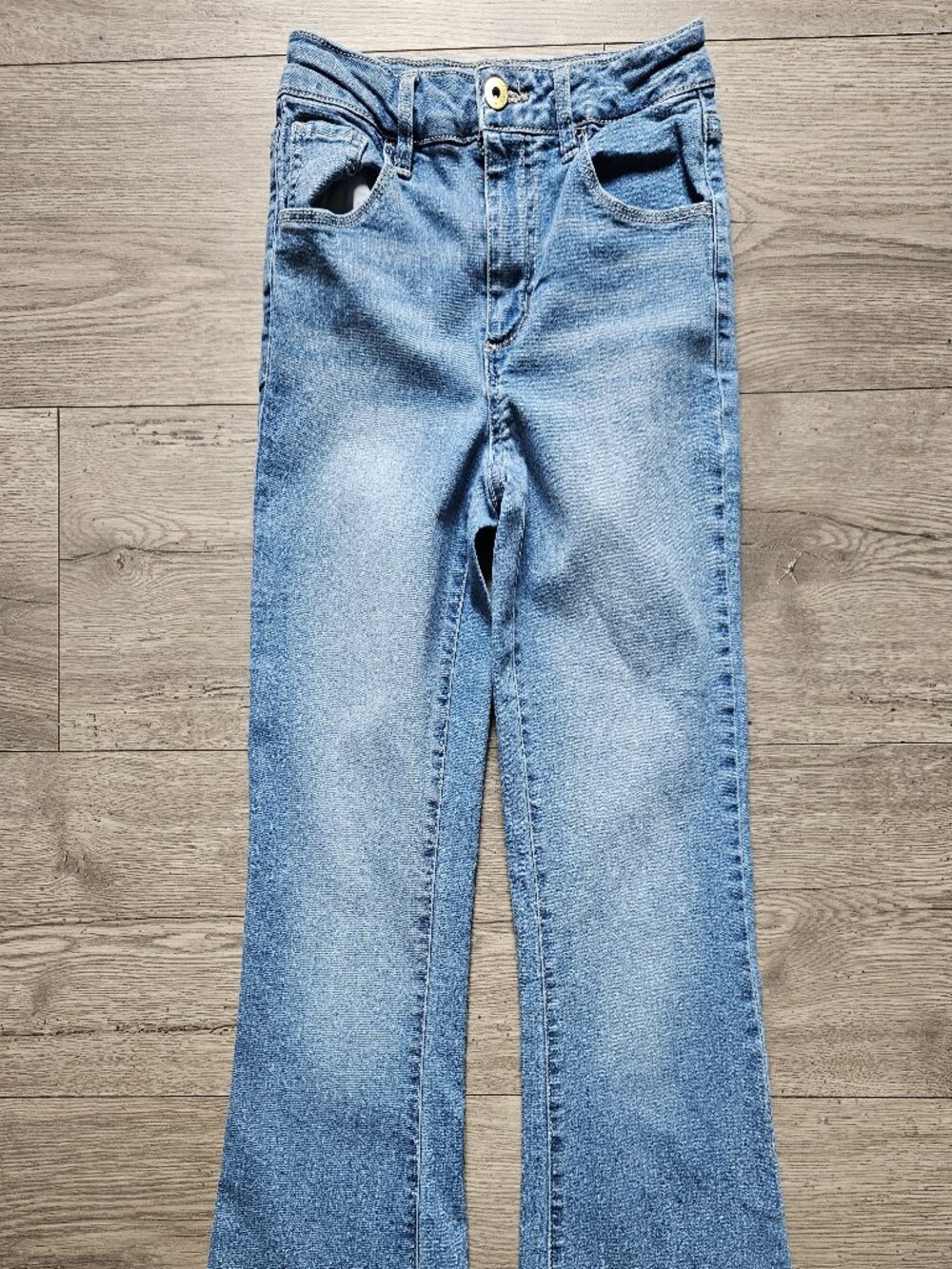 Wild Daisy by Zunie Girls Flare Jeans - size 10 - medium wash